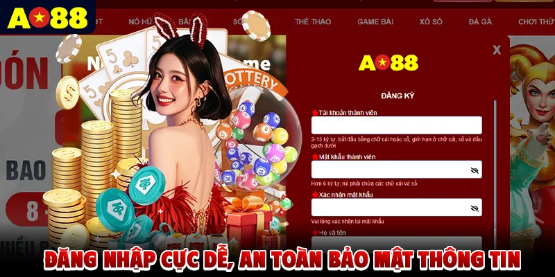 Đăng nhập cực dễ, an toàn bảo mật thông tin