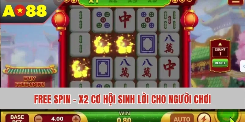 Free spin - X2 cơ hội sinh lời cho người chơi